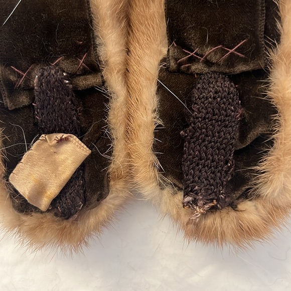 Genuine mink fur collar - Picture 4 of 9